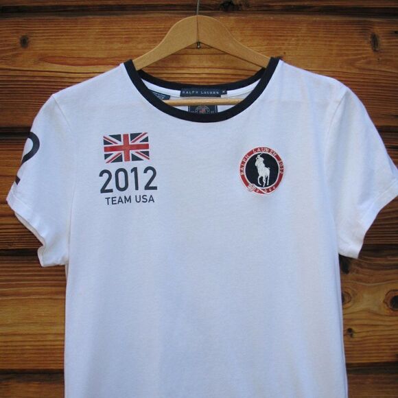 Ralph Lauren White 2012 London Olympics Top - Picture 1 of 8